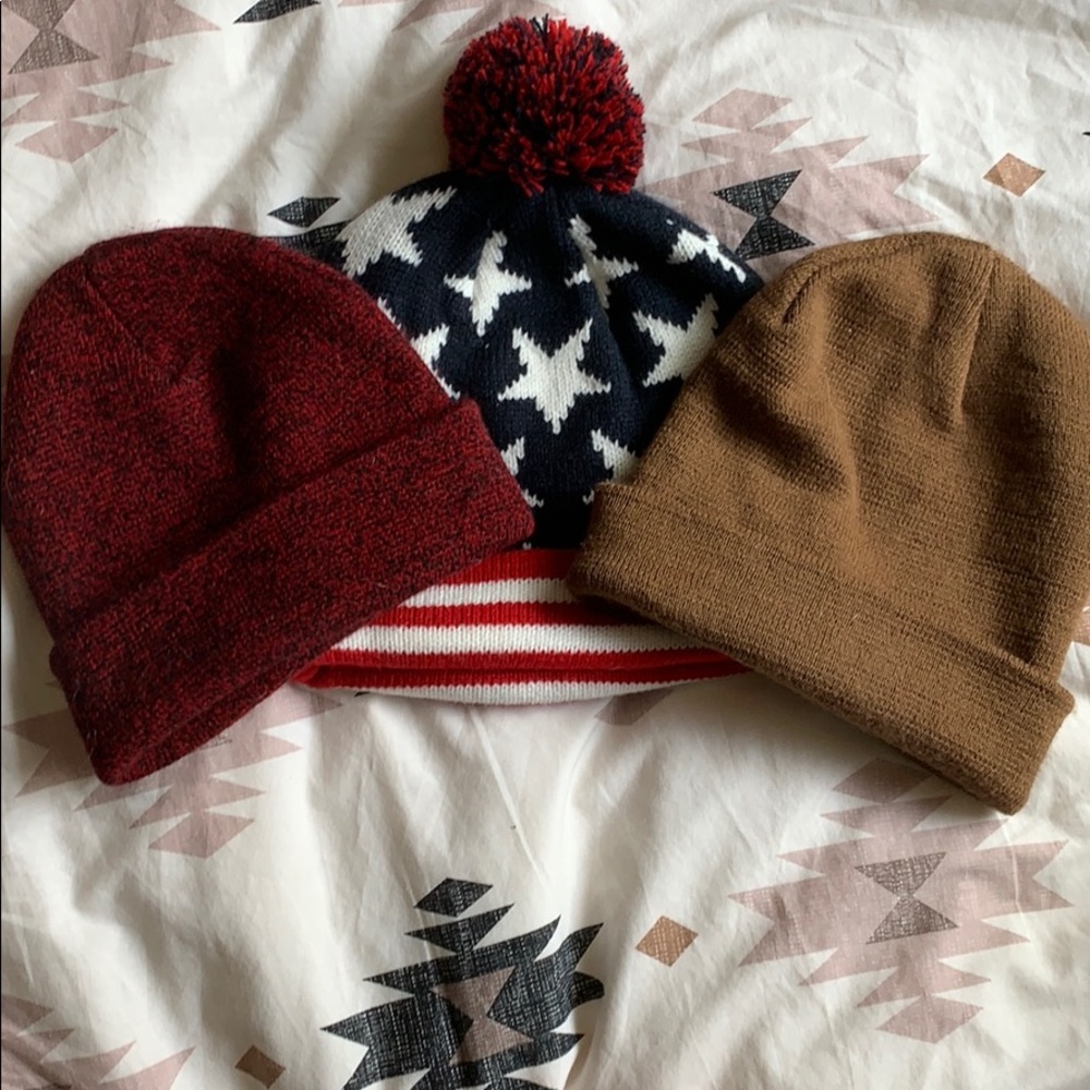 Set of 3 Beanies